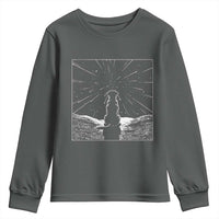 Meteor Shower Science Gift Youth Sweatshirt Dog Watching Stars