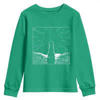 Meteor Shower Science Gift Youth Sweatshirt Dog Watching Stars