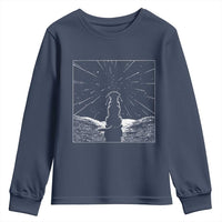 Meteor Shower Science Gift Youth Sweatshirt Dog Watching Stars