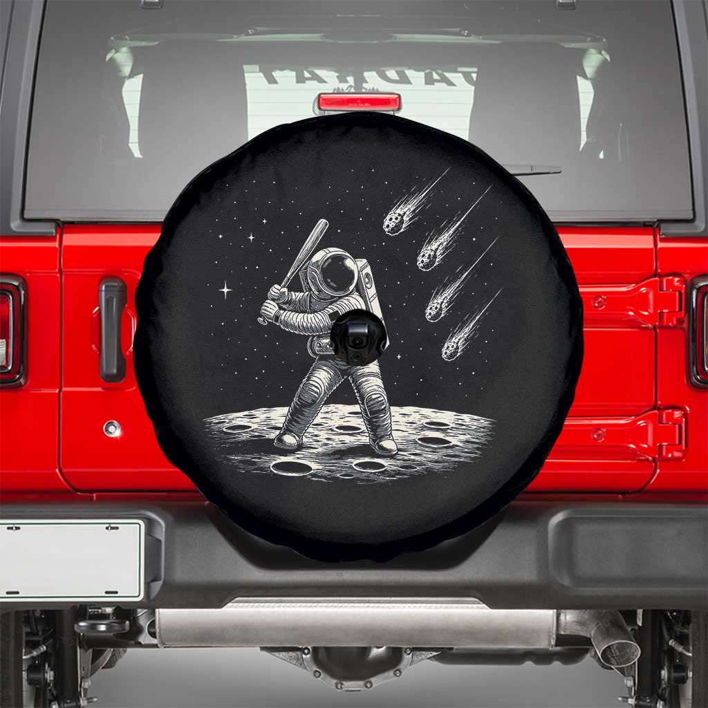Funny Astronaut Smashing Meteors In Space Spare Tire Cover Astronomy Lover Gift