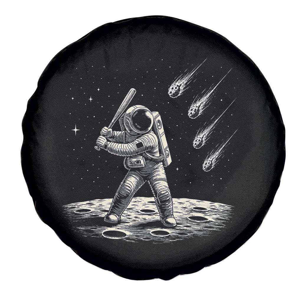 Funny Astronaut Smashing Meteors In Space Spare Tire Cover Astronomy Lover Gift