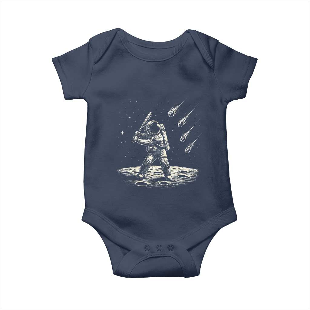 Funny Astronaut Smashing Meteors In Space Baby Onesie Astronomy Lover Gift