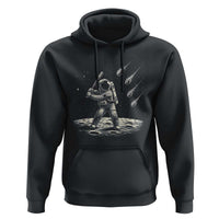 Funny Astronaut Smashing Meteors In Space Hoodie Astronomy Lover Gift
