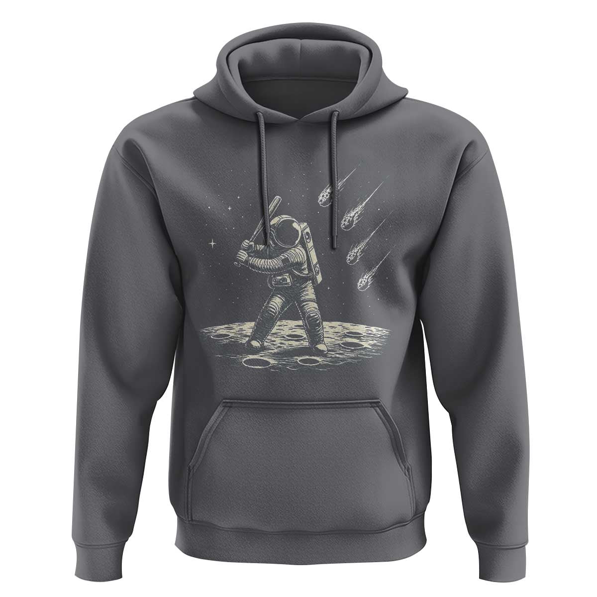 Funny Astronaut Smashing Meteors In Space Hoodie Astronomy Lover Gift
