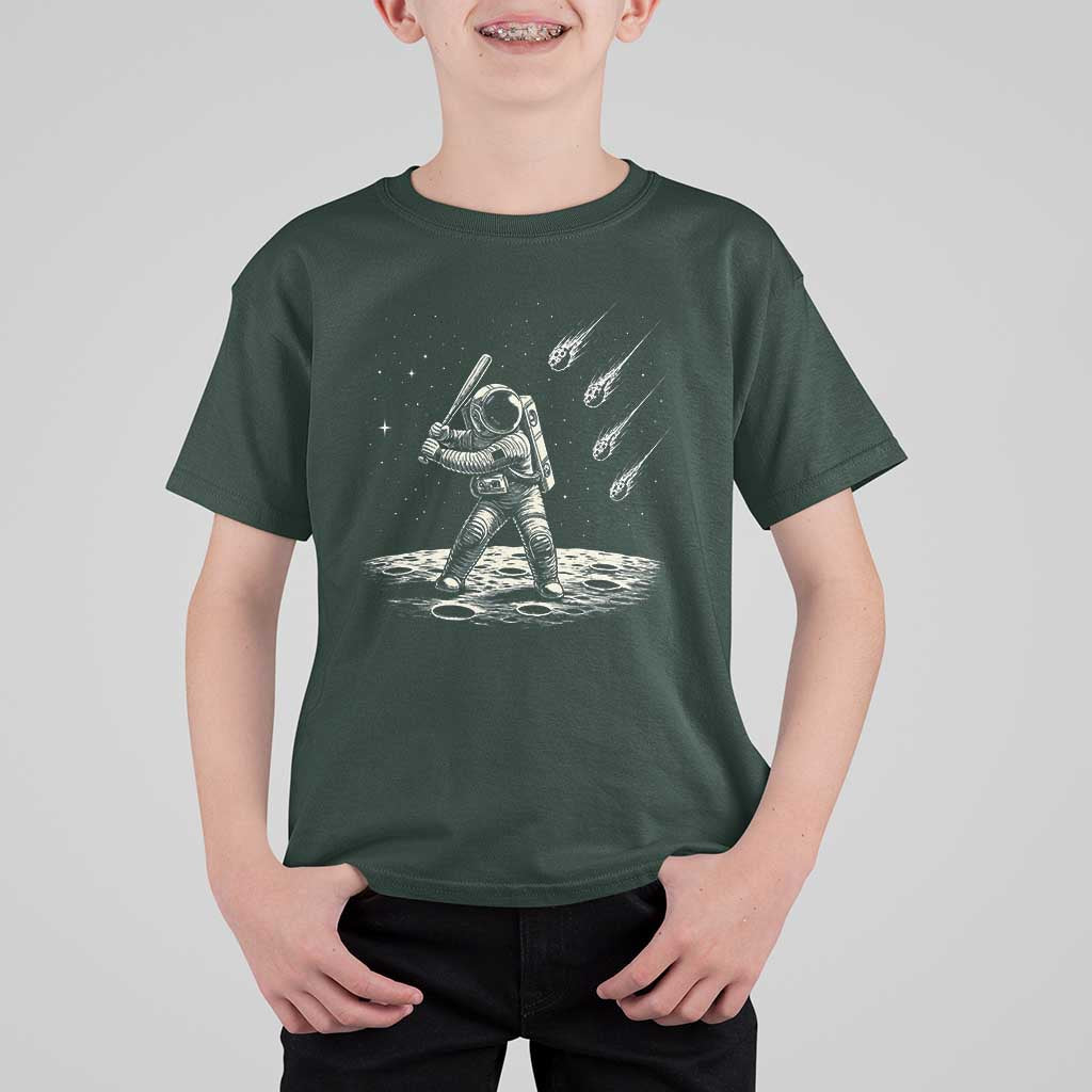 Funny Astronaut Smashing Meteors In Space T Shirt For Kid Astronomy Lover Gift