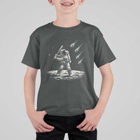 Funny Astronaut Smashing Meteors In Space T Shirt For Kid Astronomy Lover Gift