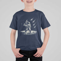 Funny Astronaut Smashing Meteors In Space T Shirt For Kid Astronomy Lover Gift