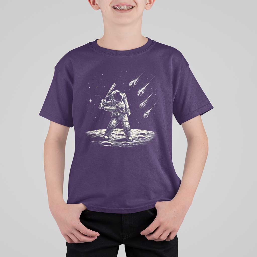 Funny Astronaut Smashing Meteors In Space T Shirt For Kid Astronomy Lover Gift