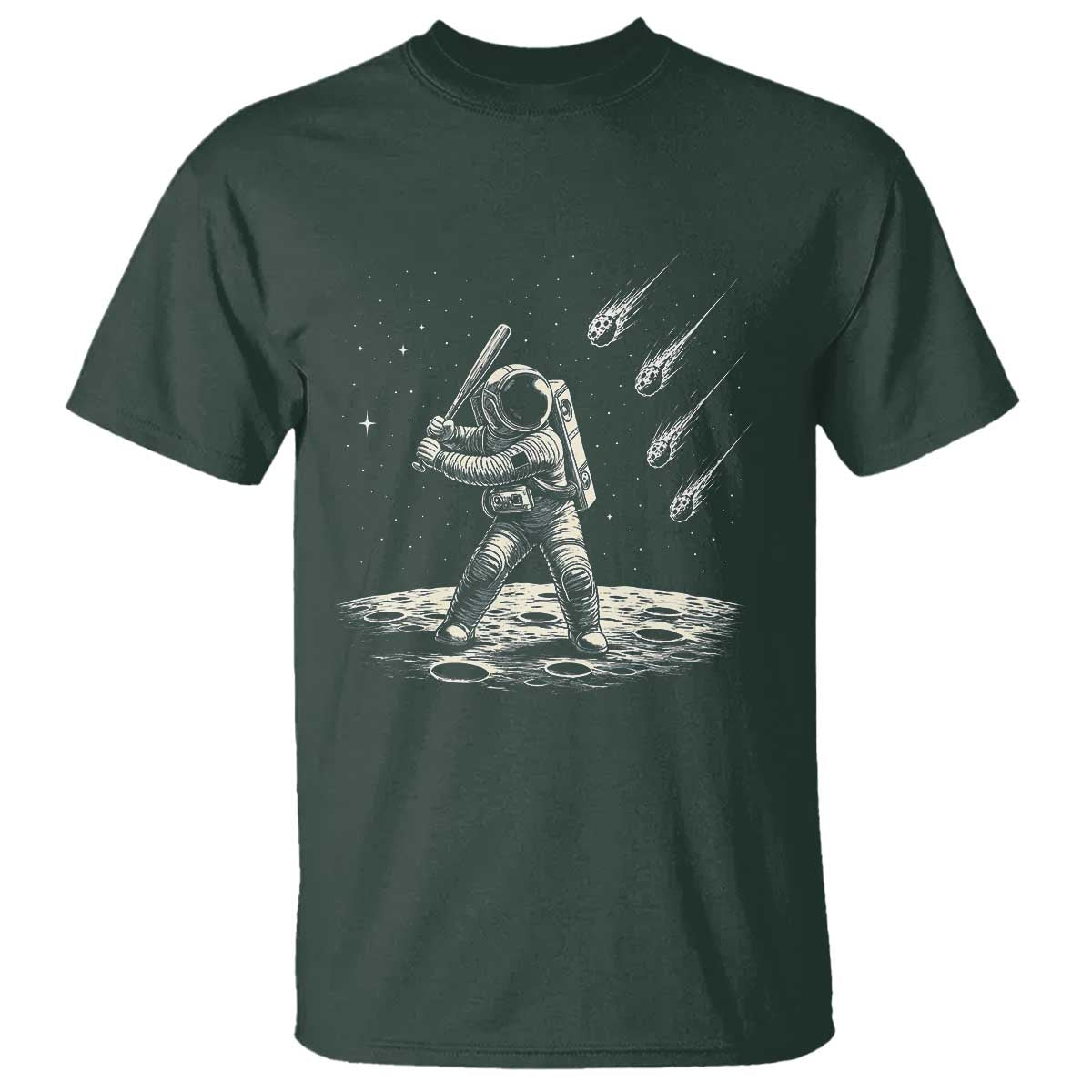 Funny Astronaut Smashing Meteors In Space T Shirt Astronomy Lover Gift