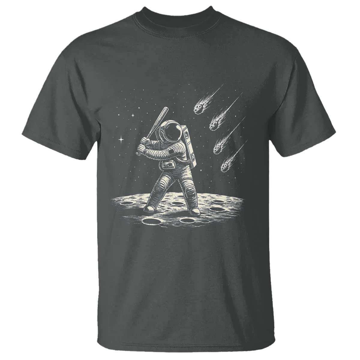Funny Astronaut Smashing Meteors In Space T Shirt Astronomy Lover Gift