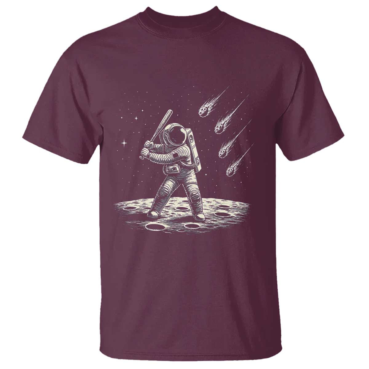 Funny Astronaut Smashing Meteors In Space T Shirt Astronomy Lover Gift