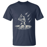 Funny Astronaut Smashing Meteors In Space T Shirt Astronomy Lover Gift