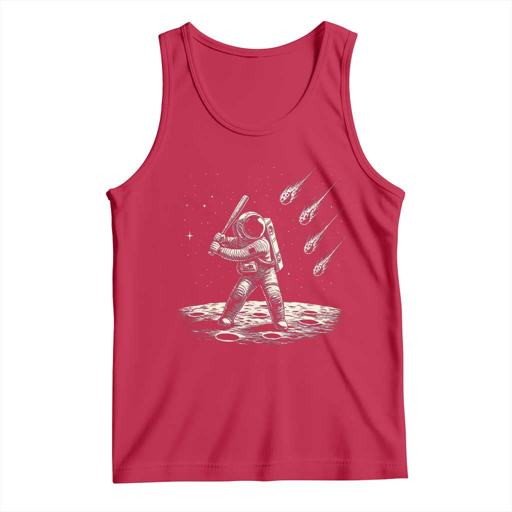 Funny Astronaut Smashing Meteors In Space Tank Top Astronomy Lover Gift