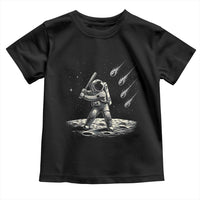 Funny Astronaut Smashing Meteors In Space Toddler T Shirt Astronomy Lover Gift