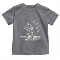 Funny Astronaut Smashing Meteors In Space Toddler T Shirt Astronomy Lover Gift