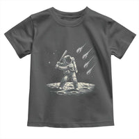 Funny Astronaut Smashing Meteors In Space Toddler T Shirt Astronomy Lover Gift