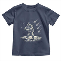Funny Astronaut Smashing Meteors In Space Toddler T Shirt Astronomy Lover Gift