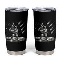 Funny Astronaut Smashing Meteors In Space Tumbler Cup Astronomy Lover Gift
