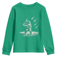 Funny Astronaut Smashing Meteors In Space Youth Sweatshirt Astronomy Lover Gift