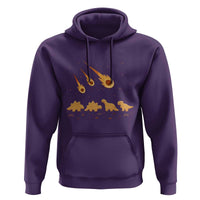 Funny Dino Chicken Nuggets Meteor Shower Hoodie Food Lover