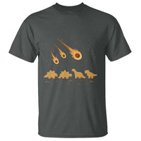 Funny Dino Chicken Nuggets Meteor Shower T Shirt Food Lover