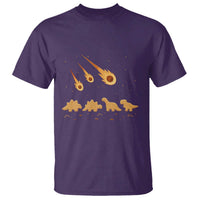 Funny Dino Chicken Nuggets Meteor Shower T Shirt Food Lover