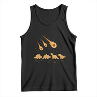 Funny Dino Chicken Nuggets Meteor Shower Tank Top Food Lover