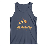 Funny Dino Chicken Nuggets Meteor Shower Tank Top Food Lover