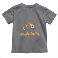 Funny Dino Chicken Nuggets Meteor Shower Toddler T Shirt Food Lover