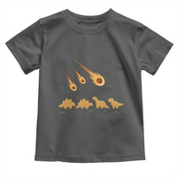 Funny Dino Chicken Nuggets Meteor Shower Toddler T Shirt Food Lover