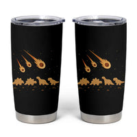 Funny Dino Chicken Nuggets Meteor Shower Tumbler Cup Food Lover