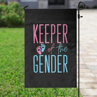 Funny Gender Reveal Party Garden Flag Keeper Of The Gender