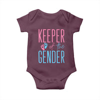 Funny Gender Reveal Party Baby Onesie Keeper Of The Gender