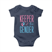 Funny Gender Reveal Party Baby Onesie Keeper Of The Gender