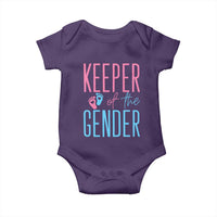Funny Gender Reveal Party Baby Onesie Keeper Of The Gender