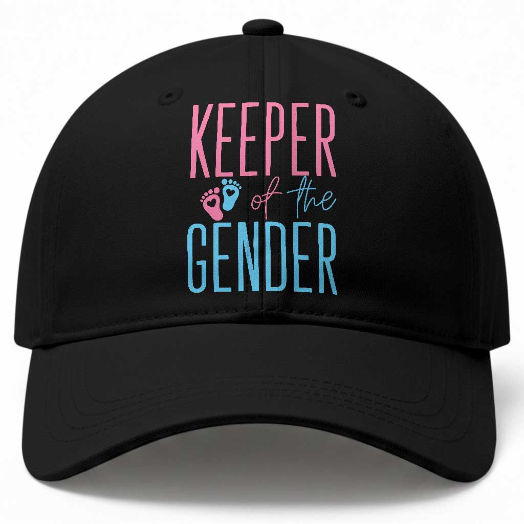 Funny Gender Reveal Party Baseball Cap Keeper Of The Gender