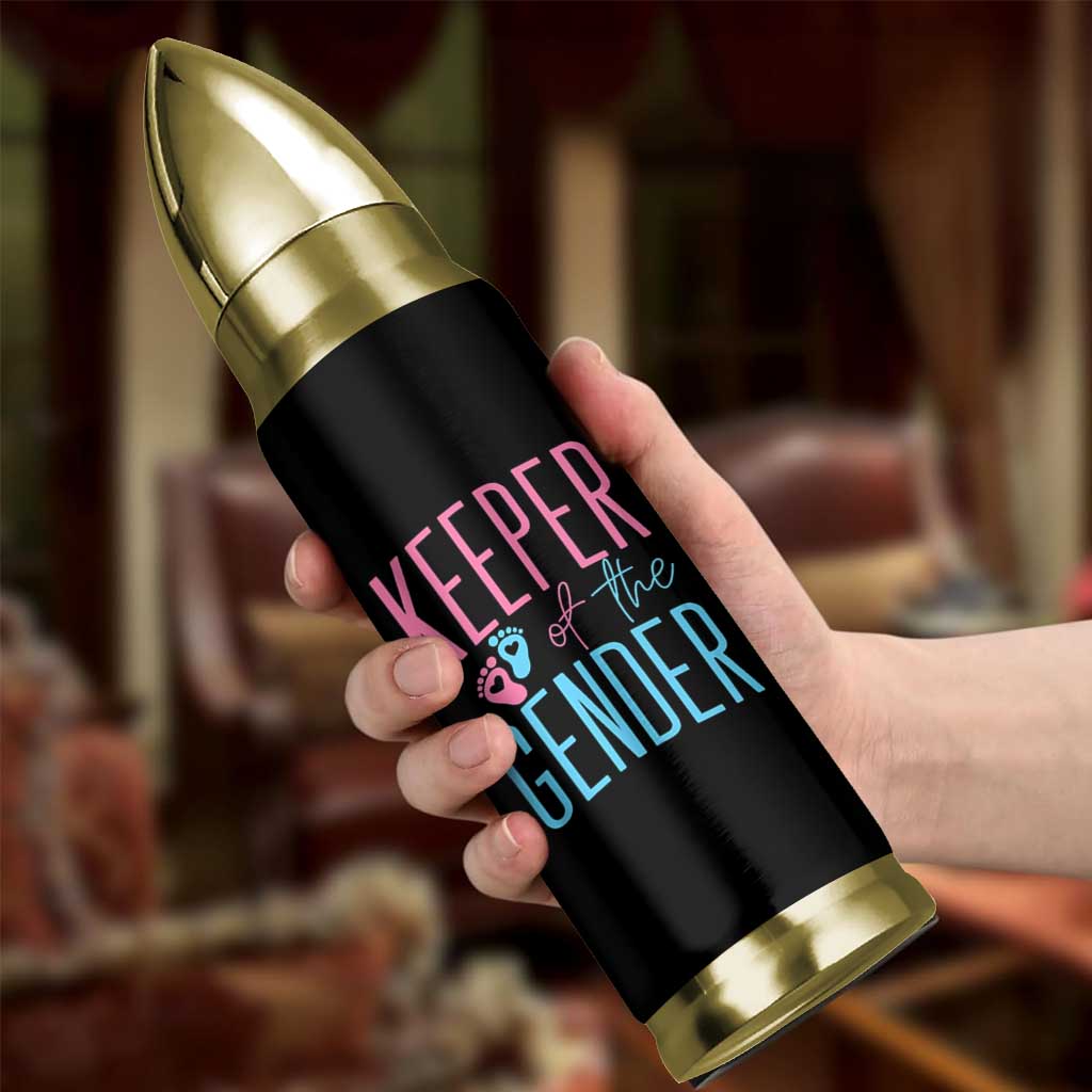 Funny Gender Reveal Party Bullet Tumbler Keeper Of The Gender