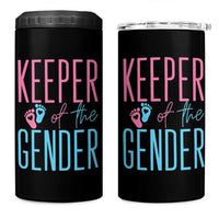 Funny Gender Reveal Party 4 in 1 Can Cooler Tumbler Keeper Of The Gender