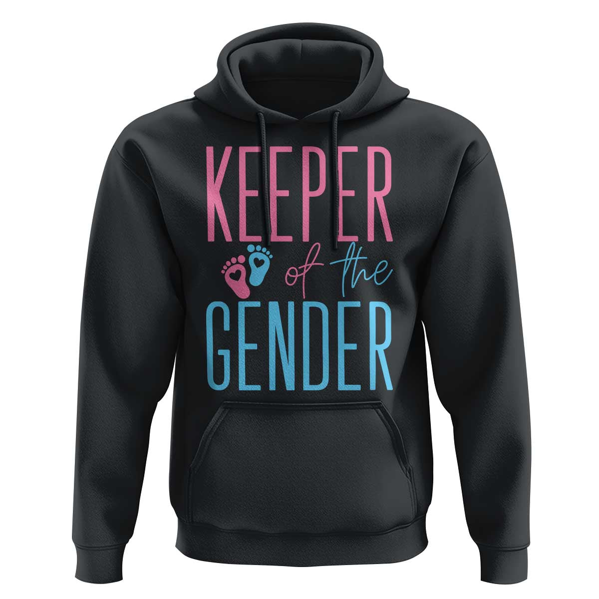 Funny Gender Reveal Party Hoodie Keeper Of The Gender