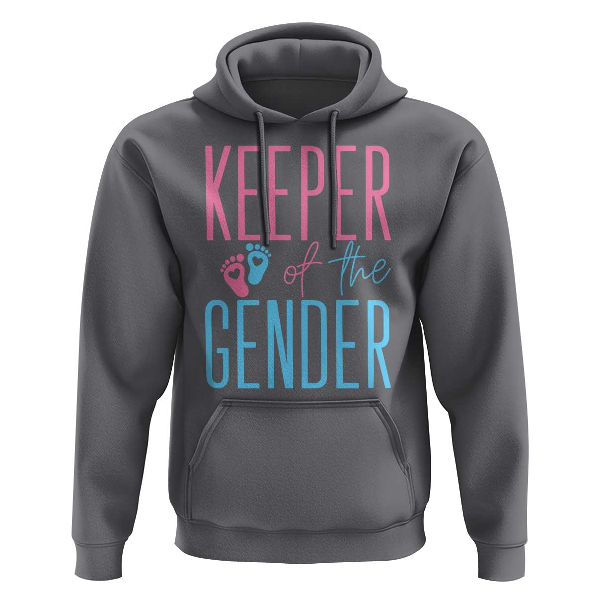 Funny Gender Reveal Party Hoodie Keeper Of The Gender