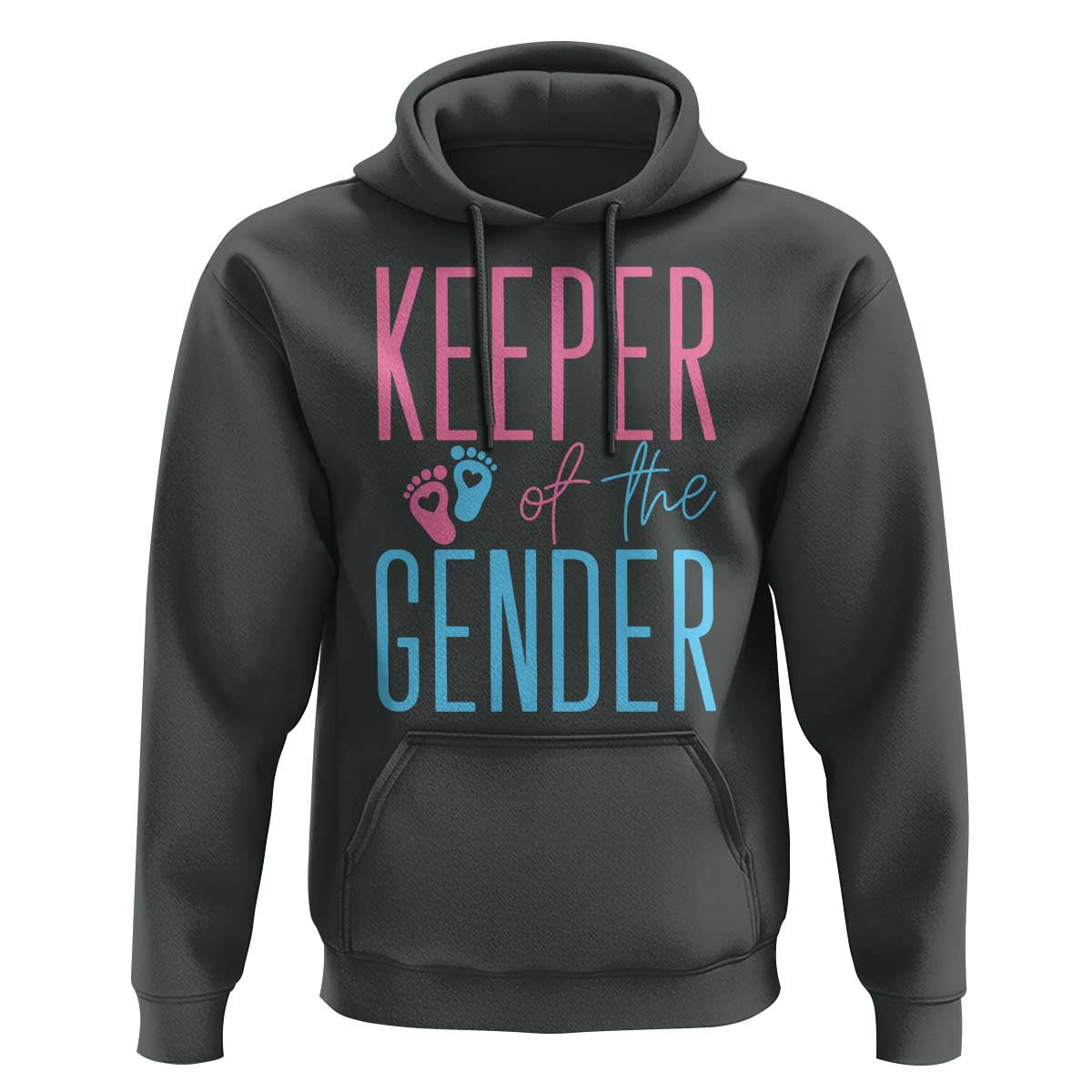Funny Gender Reveal Party Hoodie Keeper Of The Gender