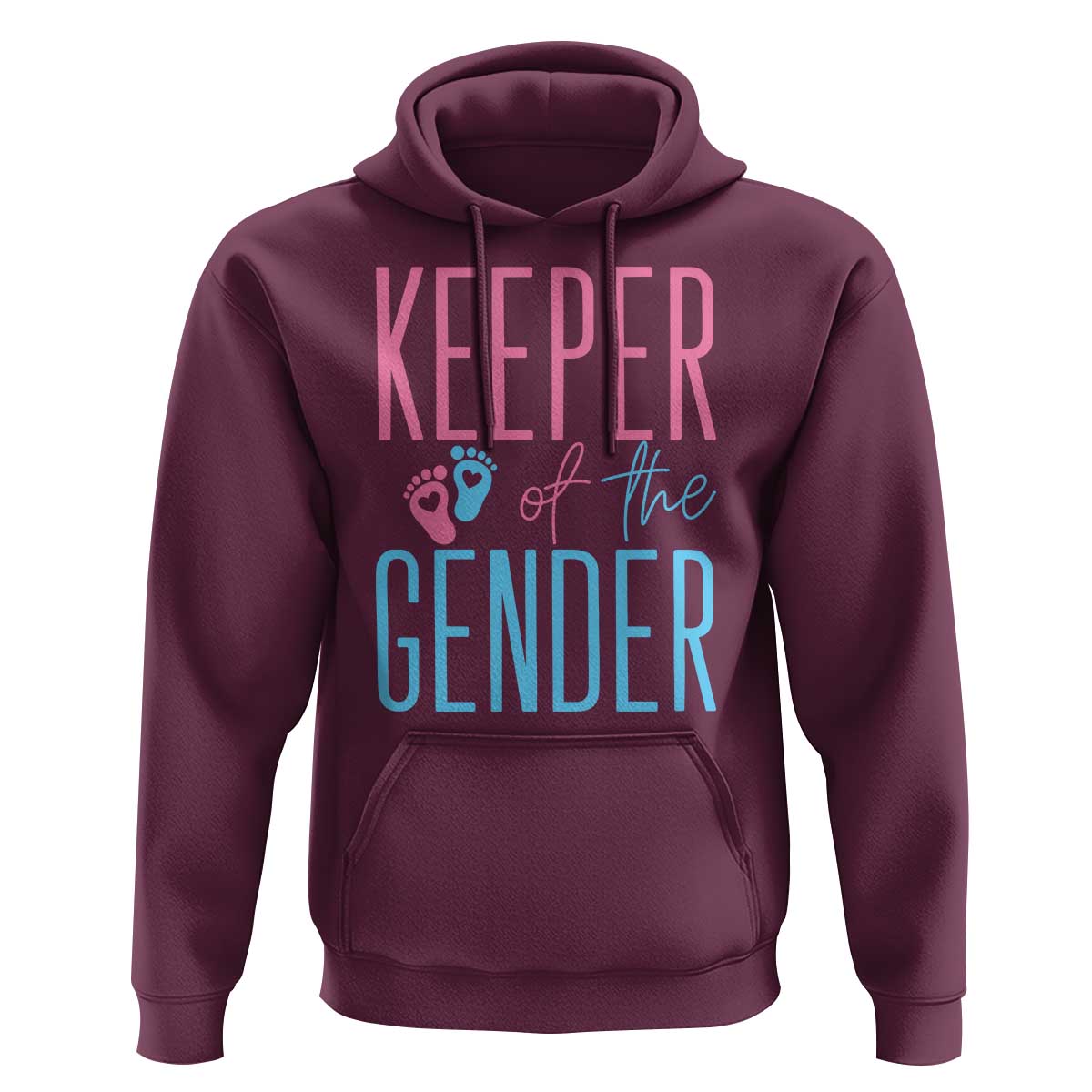 Funny Gender Reveal Party Hoodie Keeper Of The Gender