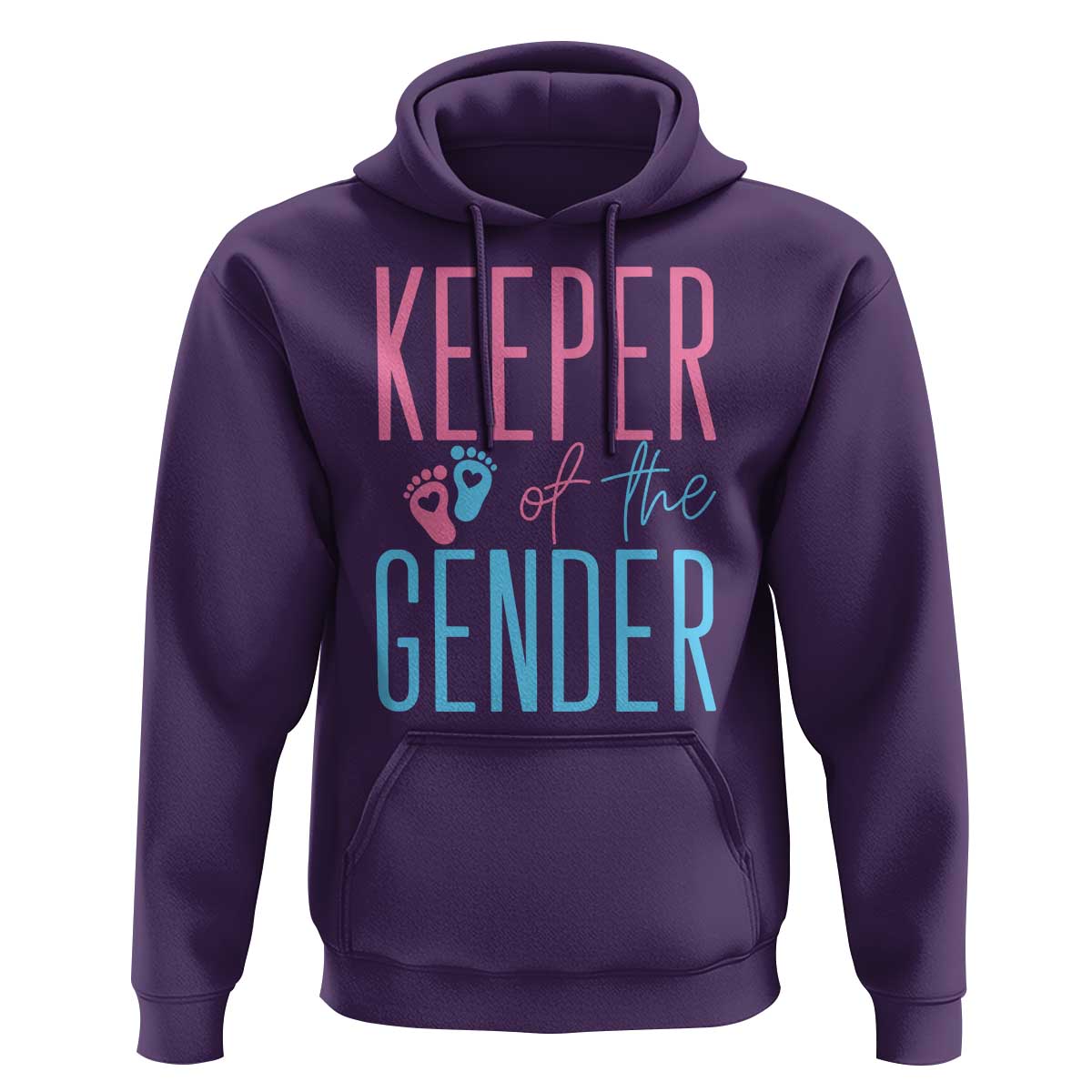 Funny Gender Reveal Party Hoodie Keeper Of The Gender