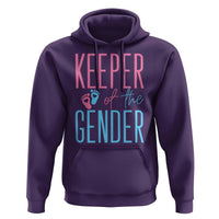 Funny Gender Reveal Party Hoodie Keeper Of The Gender