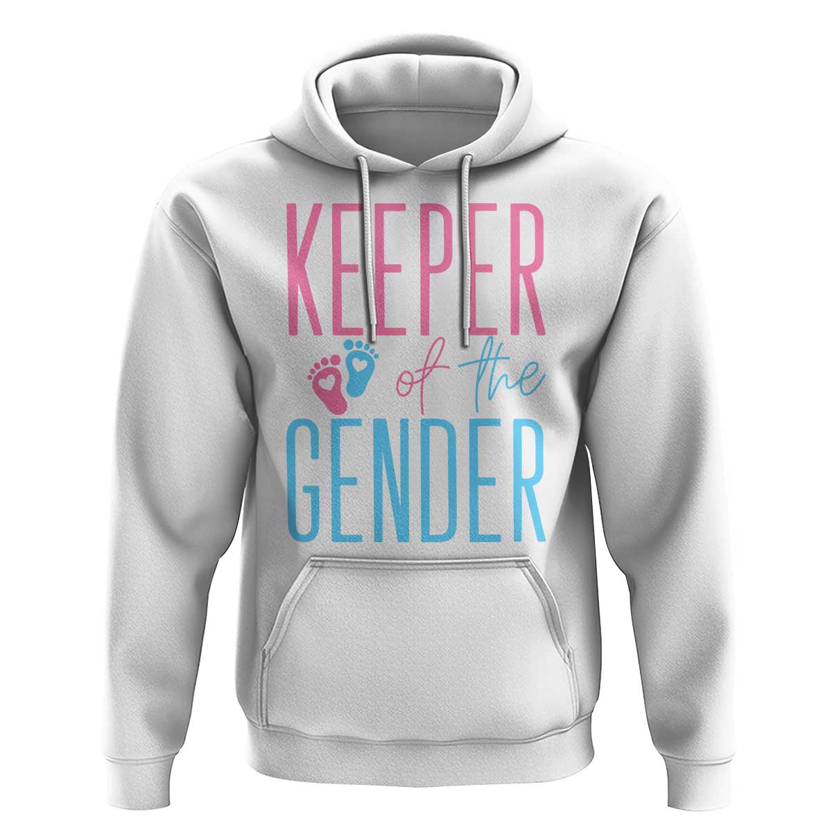 Funny Gender Reveal Party Hoodie Keeper Of The Gender