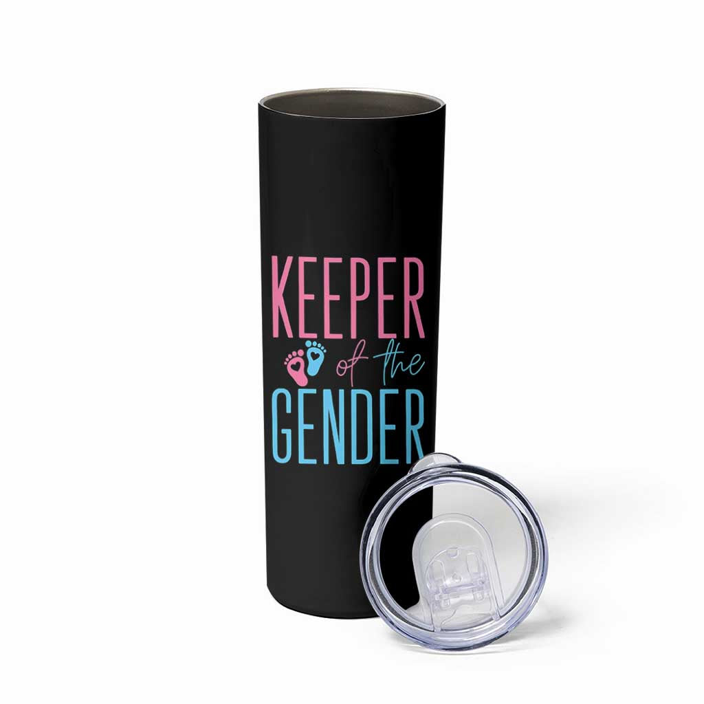 Funny Gender Reveal Party Skinny Tumbler Keeper Of The Gender