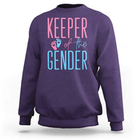 Funny Gender Reveal Party Sweatshirt Keeper Of The Gender