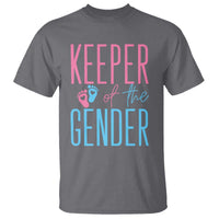Funny Gender Reveal Party T Shirt Keeper Of The Gender