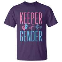 Funny Gender Reveal Party T Shirt Keeper Of The Gender