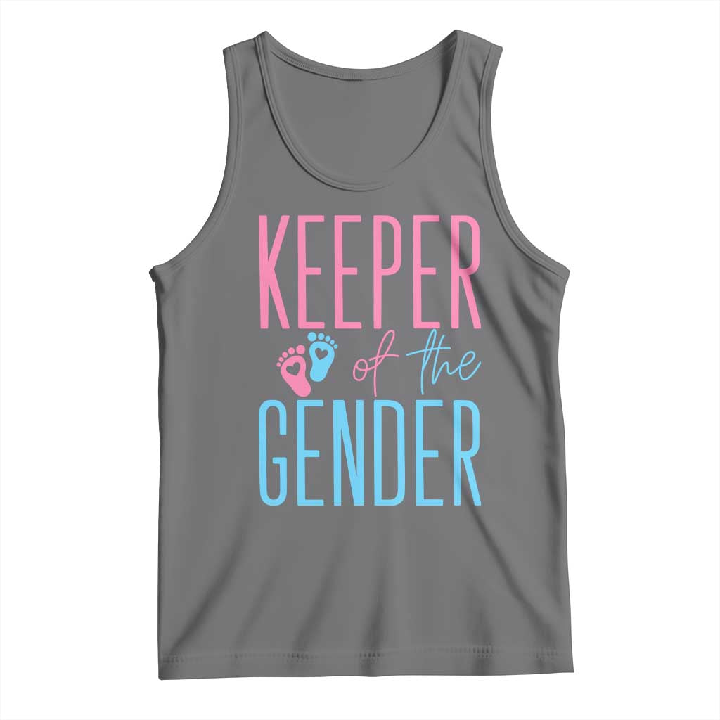 Funny Gender Reveal Party Tank Top Keeper Of The Gender